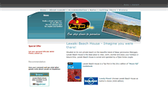 Desktop Screenshot of lawakibeachhousefiji.com